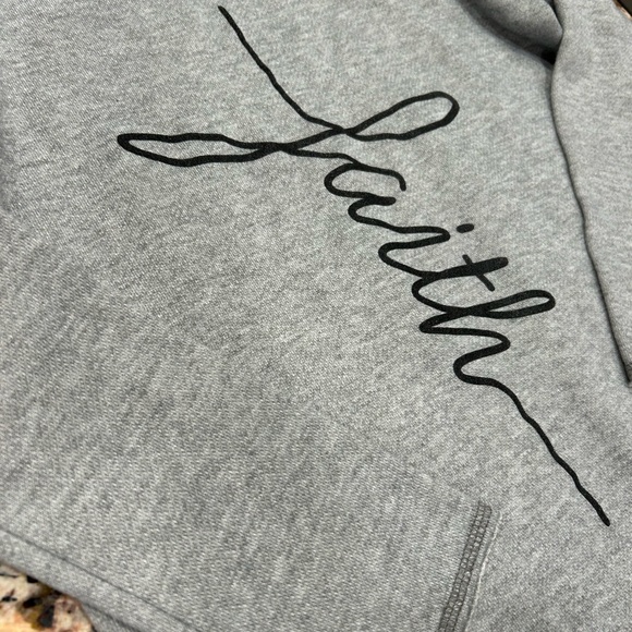 “Faith” funnel neck hoodie - Picture 4 of 5